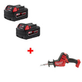 美沃奇Milwaukee M18 XC5.0 電池 2PK+2719-20 M18 FUEL HACKZALL 裸工具 MILWAUKEE美沃奇(美行)